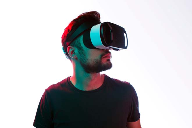 Man In Vr Headset