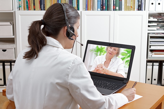 Doctor Video Call Patient Mole