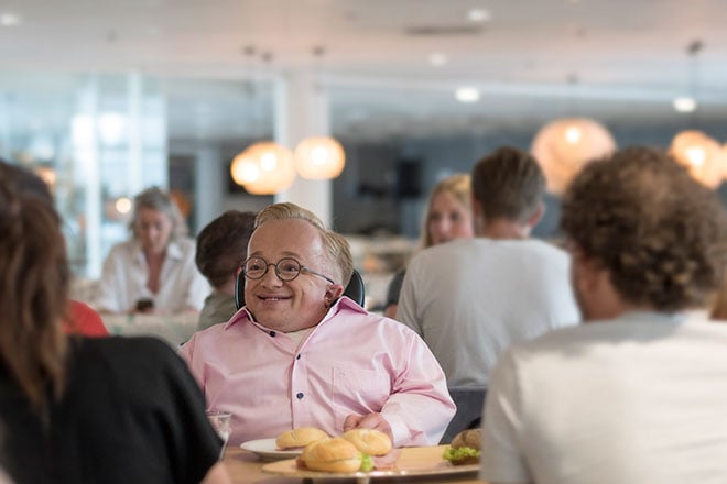 Rick Brink is tot 2021 door KRO-NCRV aangesteld om te lobbyen voor een betere positie van gehandicapten. Foto: Stijn Ghijsen