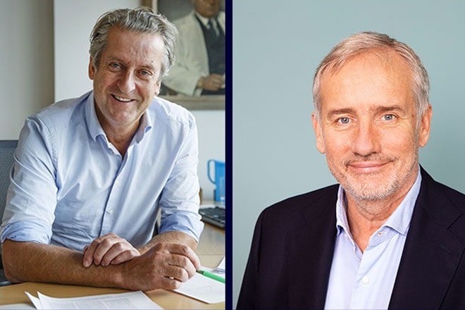 Chirurg Jaap Bonjer (l) En Bestuurder Mark Kramer (r).