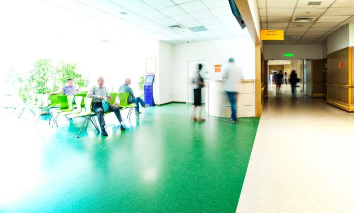Hospital Corridor Reception