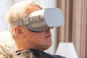 Patient Met Vr Bril Foto Radboudumc