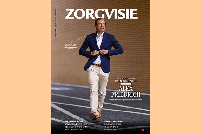 Cover Zorgvisie magazine nr. 6, 2021