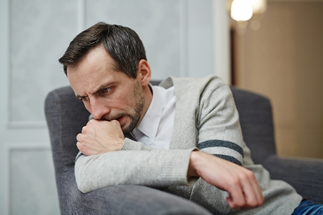 Nervous Man Faced With Problem