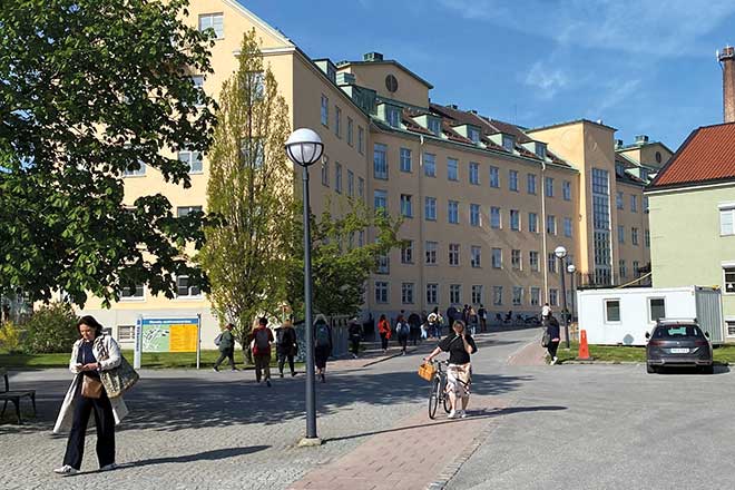 Het Realitylab in verpleeghuis Stureby in Stockholm. Foto: Bart Kiers