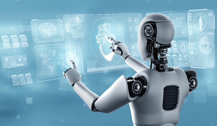 Future medical technology controlled by AI robot using machine learning
