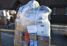 Medicijnen gaan op transport naar Oekraine