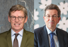 Op de foto: Prof. dr. Bart Berden (links) en Prof. dr. Frits van Merode, beide gespecialiseerd in capaciteitsmanagement in de zorg