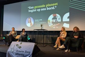 Panelsessie over duurzame en gezonde voeding tijdens het Groene Zorg Festival
