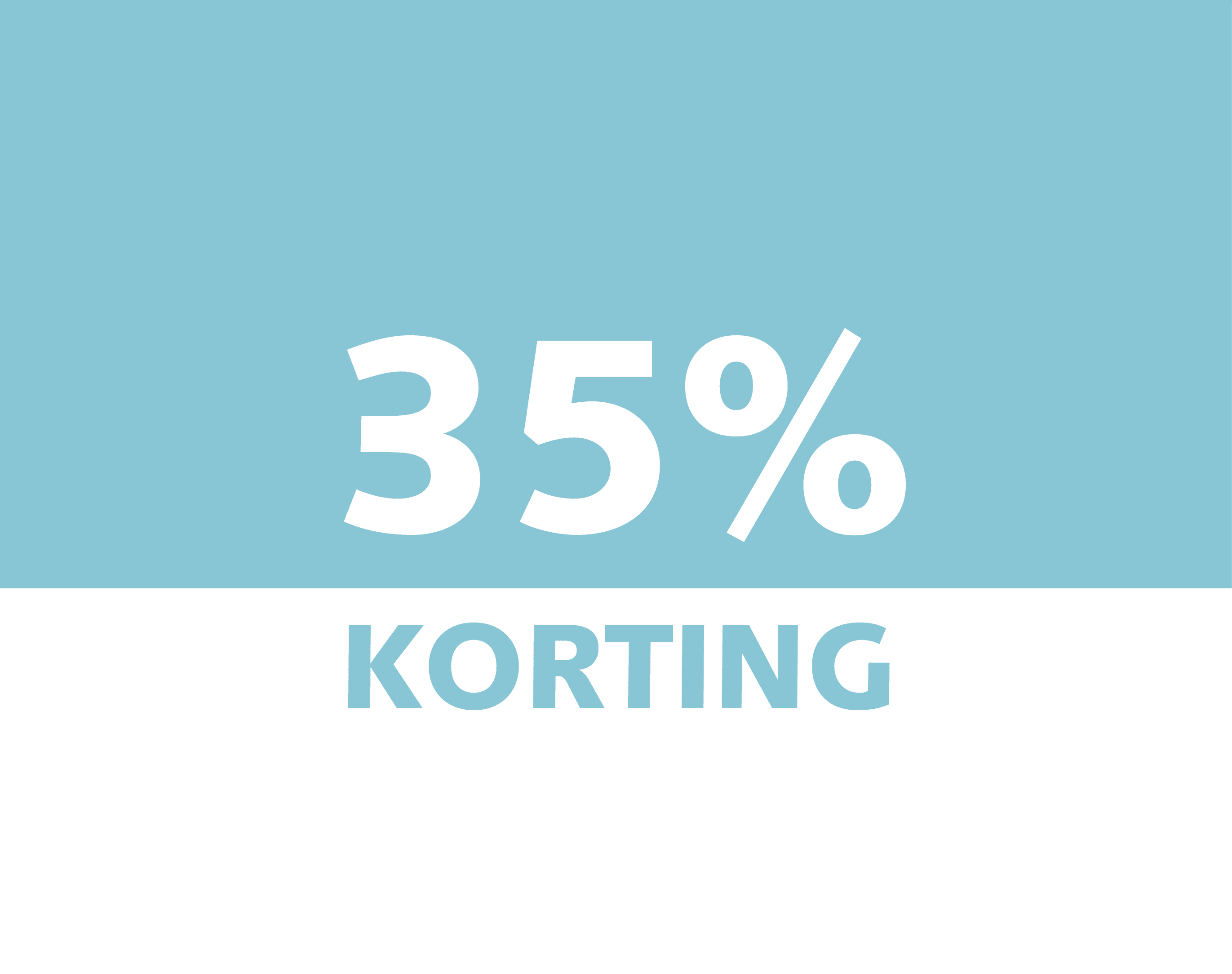 35 korting