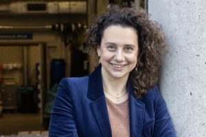 Op de foto: Celina Kroon, programmamanager duurzaamheid bij UMC Utrecht