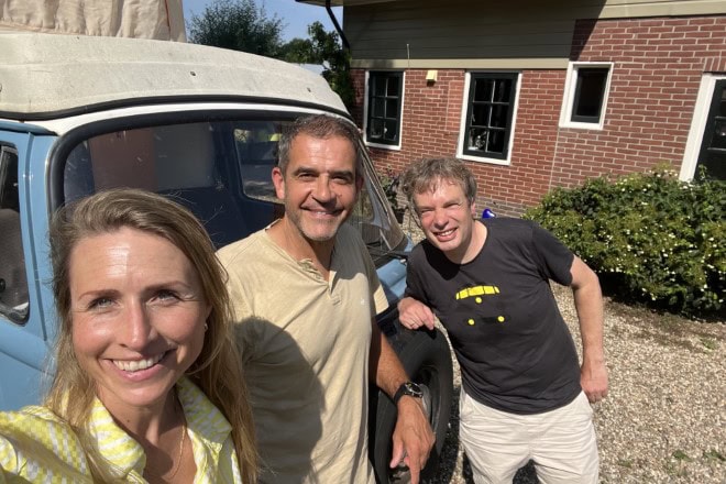 Joanne Bijleveld, Peter van der Meer en Thijs Peters. Eigen foto