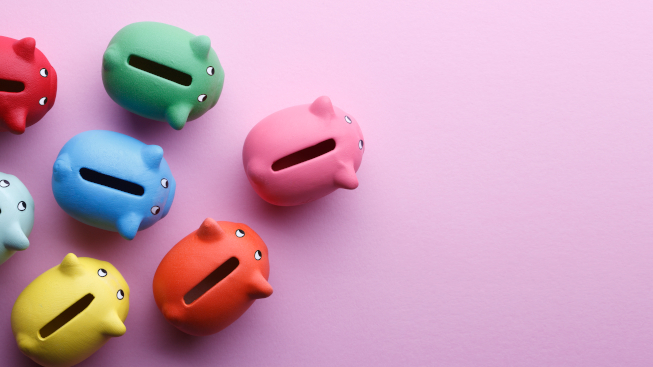 Colorful Piggy Banks